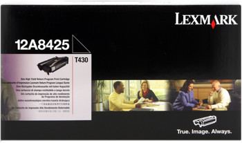 Lexmark [12A8425] HC black Toner
