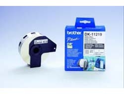 Brother [DK-11219] Die-Cut round 12x12mm 1200 Etiketten
